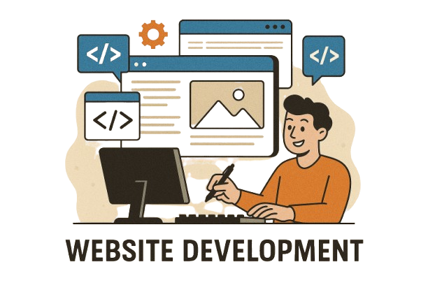 Website Development Illustration